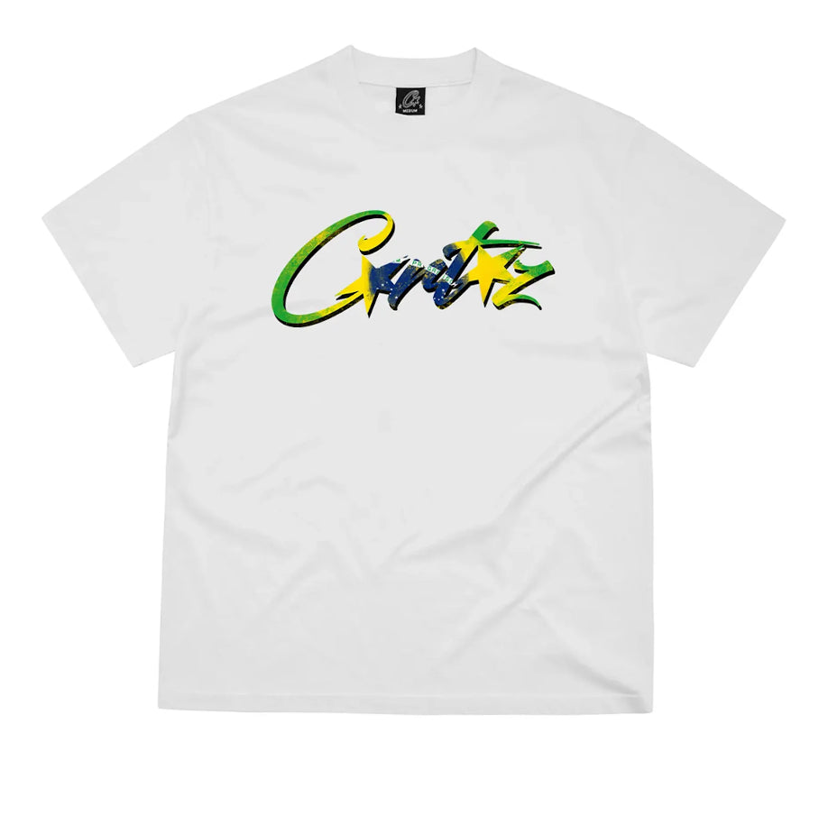 Corteiz X Brazil T-shirt white