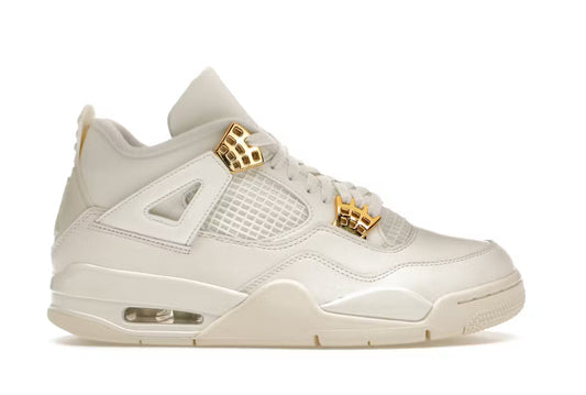 Jordan 4 metallic gold